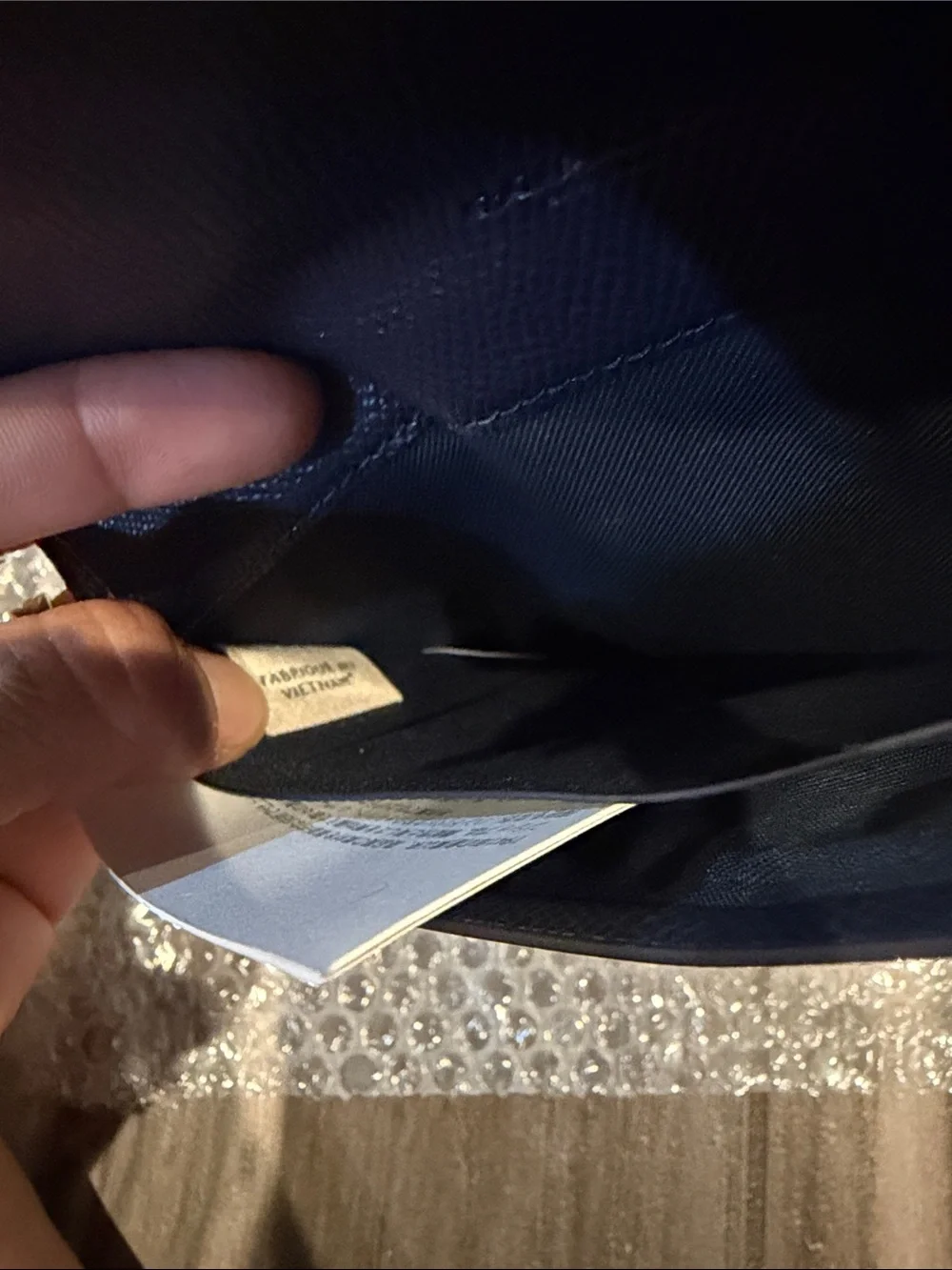 Coach Two-Tone Blue and navy blue Leather Card Holder